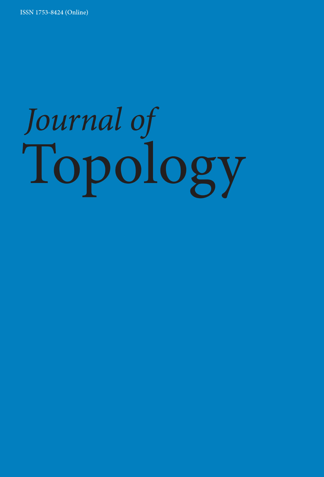 Journal of Topology