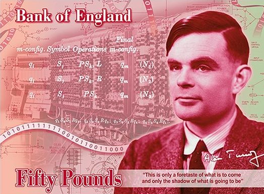 Image of new 50 pound banknote