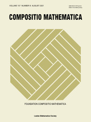 Cover of Compositio Mathematica